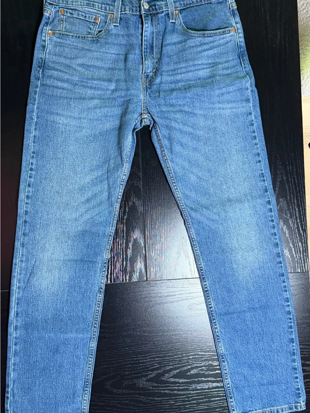 Levi's 502 Regular Taper Jeans Men’s 33x32 Moments Pass Medium Wash Stretch